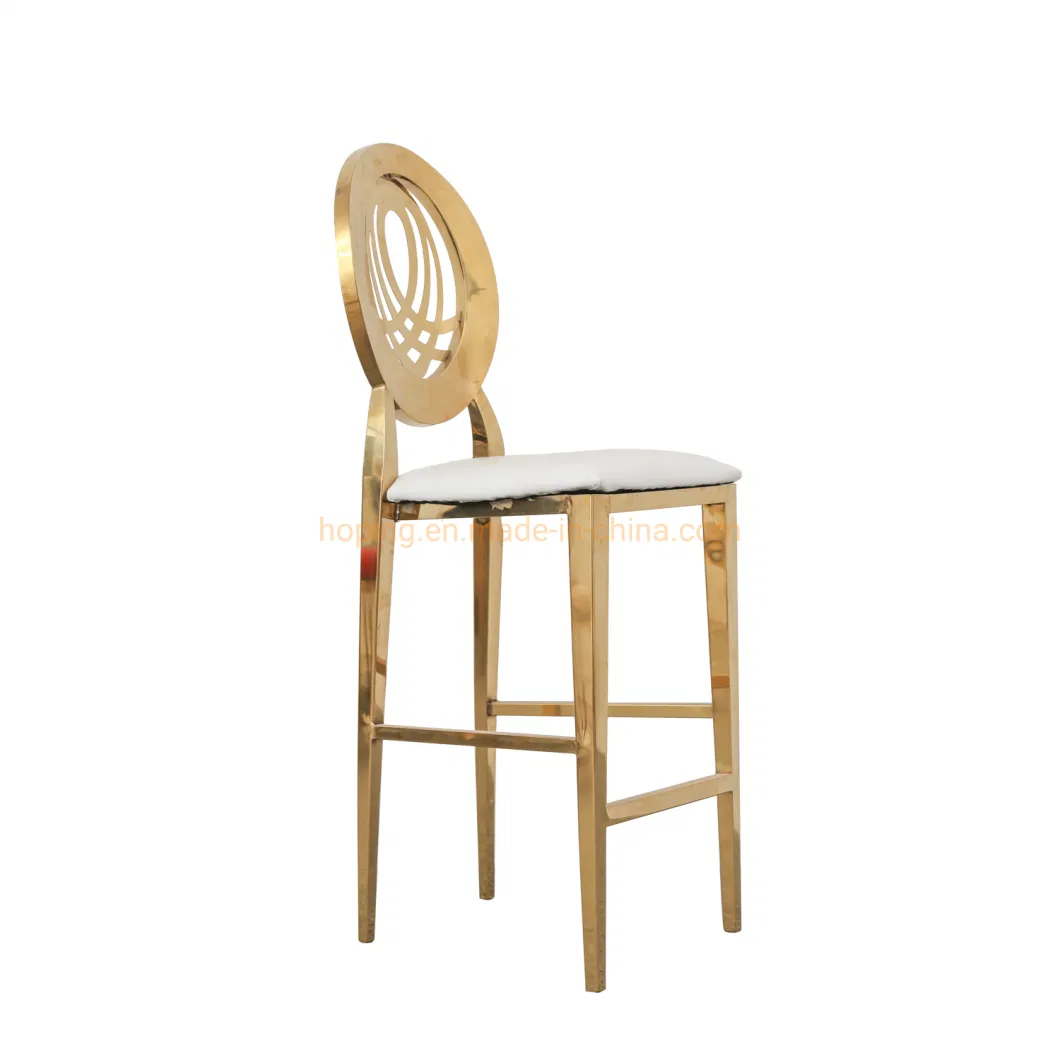 Outdoor Furniture Garden Bar Chair Patio Metal Rattan Decor Bar Set