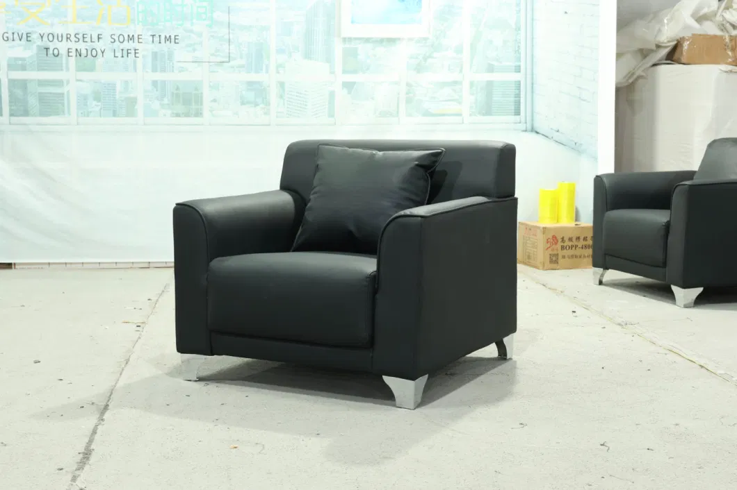 High Quality Modern Design PU Leather Office Sofa Set Office Furniture