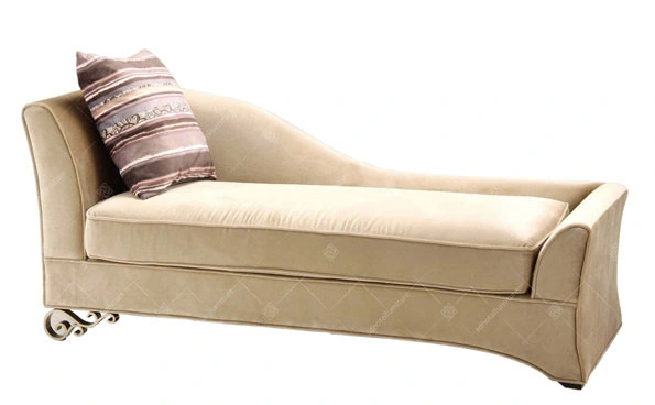 Customized Modern Chaise Lounge with Solid Wood Legs (CM128)
