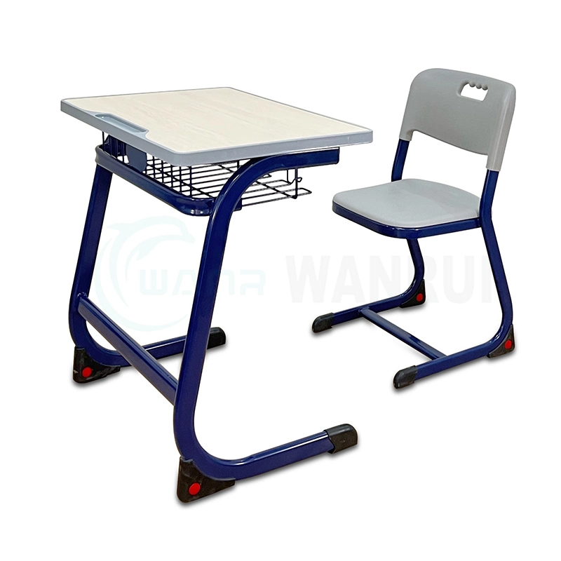 Wholesale Wooden School Furniture Set Student Study Desk and Chair