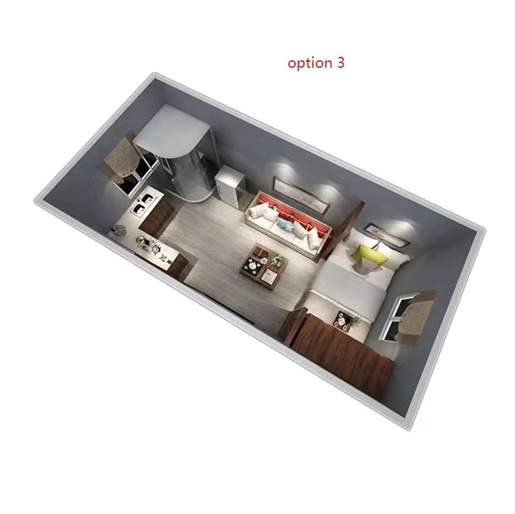 Reasonable Price Prefabricated Mobile Spacious Container House Dining Room
