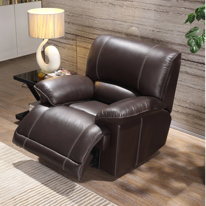 Modern Design Upholstered 3 Seater Cinema Home Living Room Leather Recliner Sofa