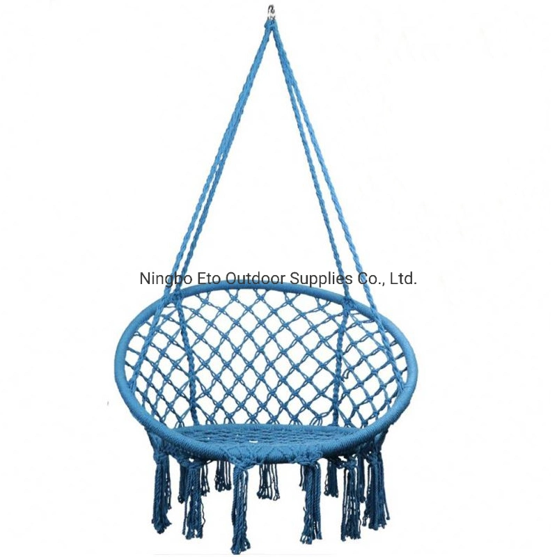 Cotton Rope Nest Swing Chair Hammock Hanging Swing with Tassel