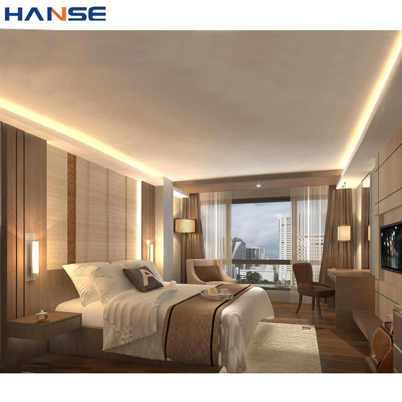 Modern Custom Bedroom Furniture Sets Double King Bed Luxury Hotel Furniture Bedroom for Hospitality Resort Villa Apartment