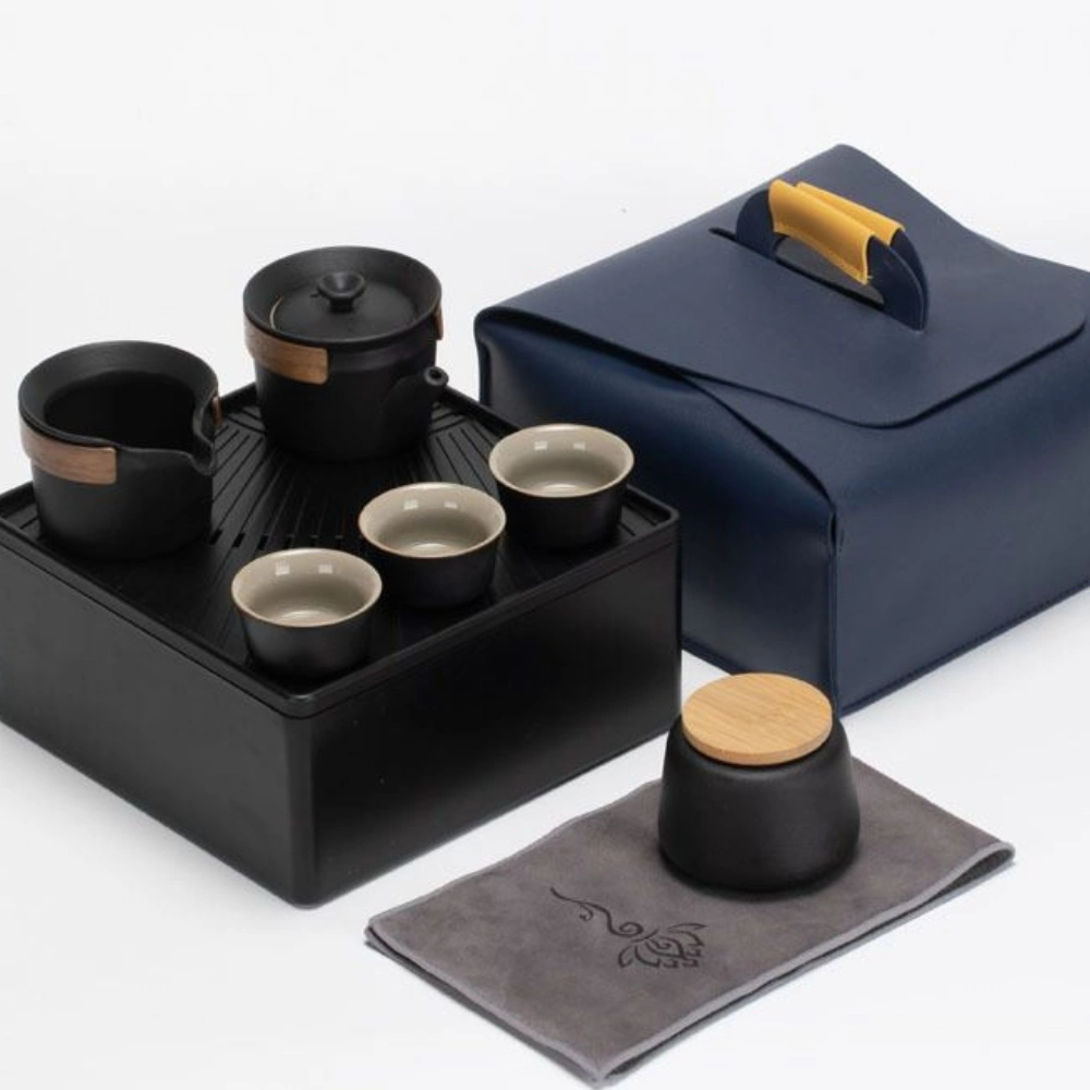 Portable Outdoor Pot Tea Storage Case Set Ci21504
