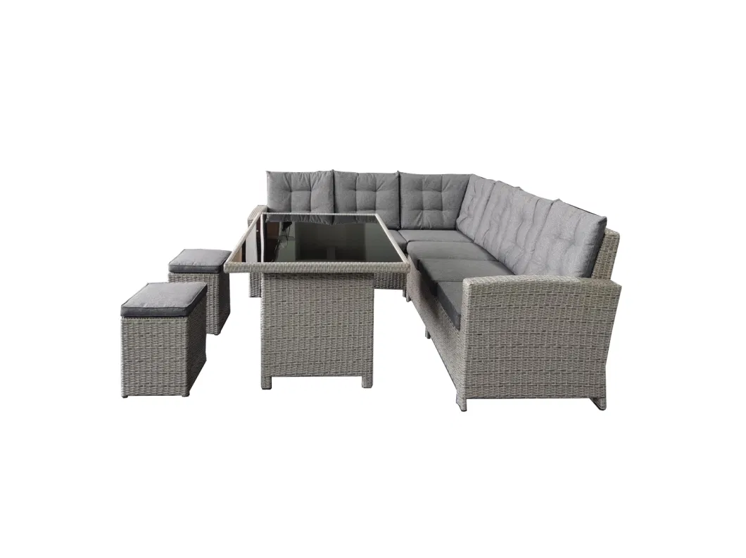 Dining Table Lounge 5PCS, Corner Right