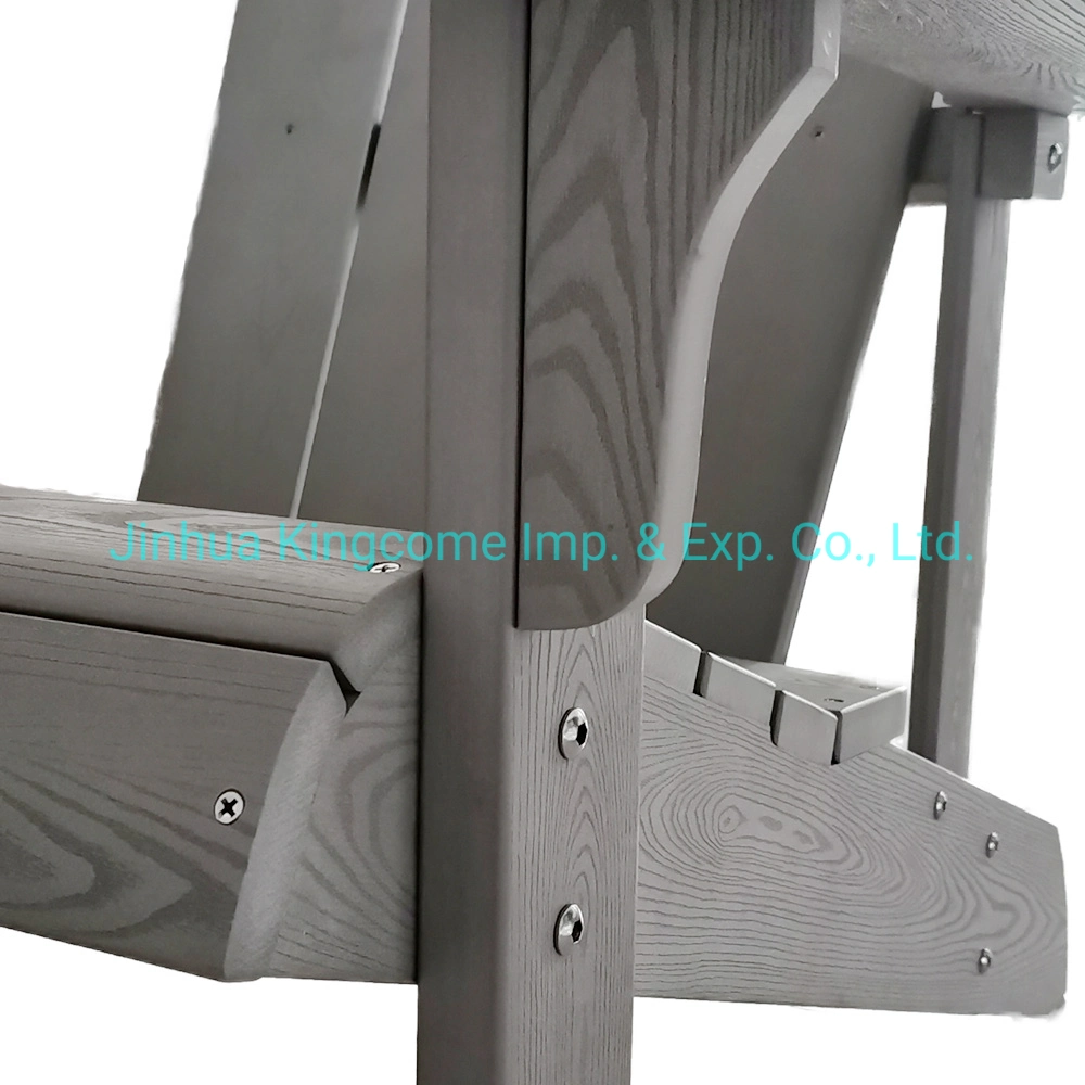 Outdoor Polystyrene/Plastic Wood Material Modern Design Adirondack Chair with New Design