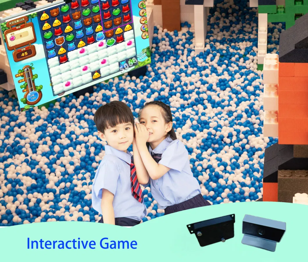 Children&prime; S Indoor Playground Ar Large Ocean Pool Smashing Ball Interactive Projection Game