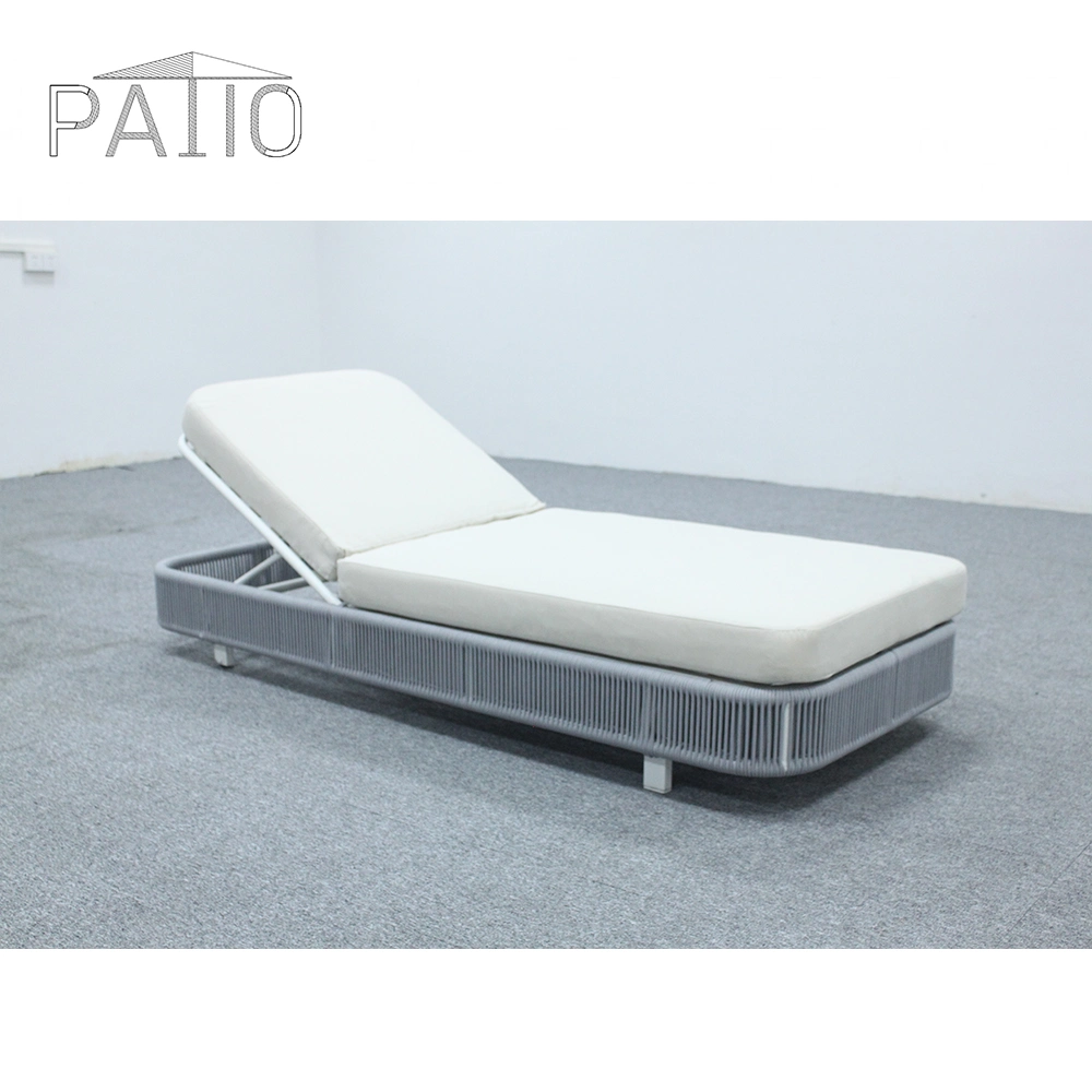 Wholesale Comfortable Outdoor Home Furniture New Beach Swimming Pool Rattan Chaise Sun Lounge