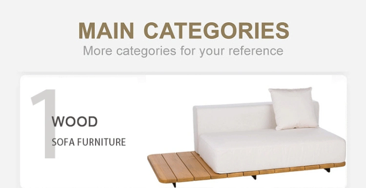 Modern Design Deluxe Aluminum Rattan Bench with Sun Shade Garden Sofa Beds