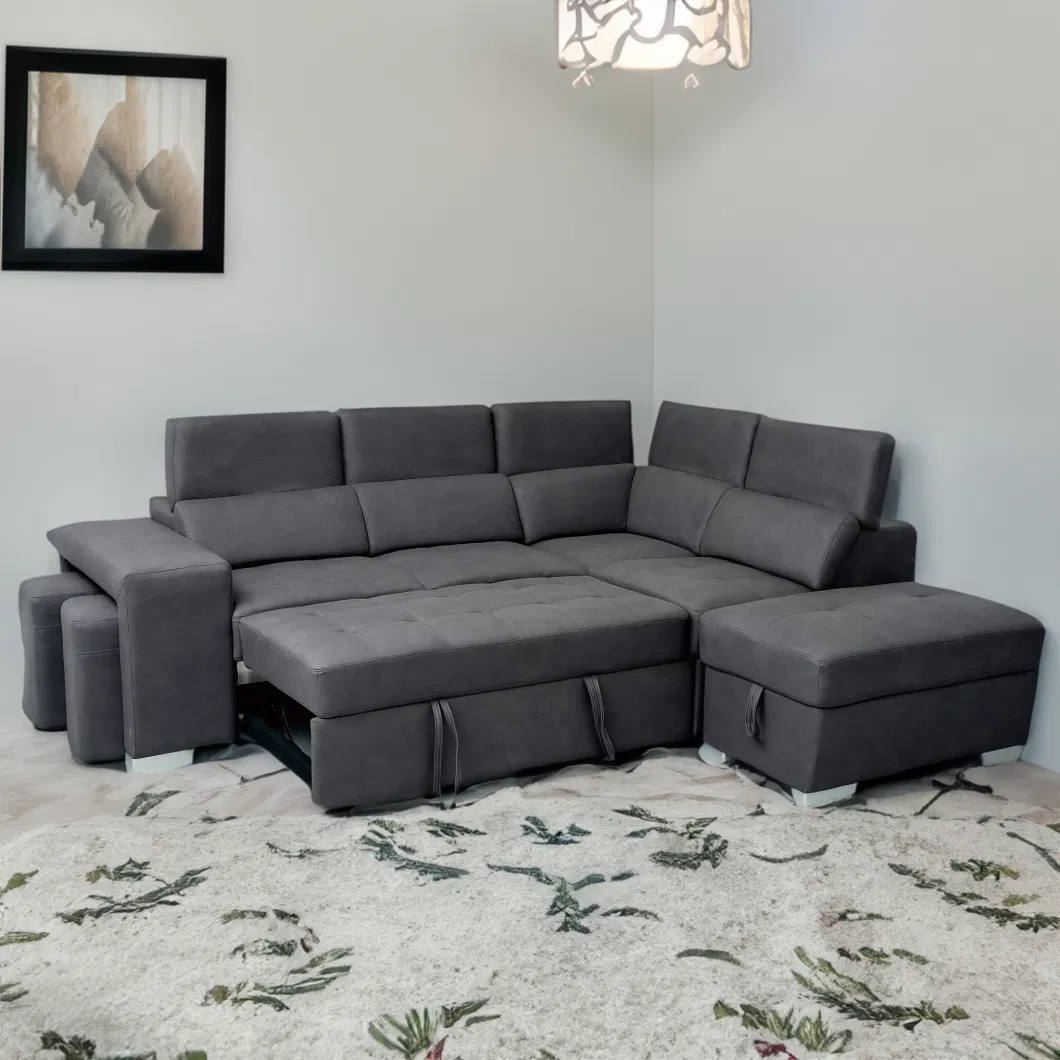 Manufacture Huayang Customized Function Recliner Modern Faux Leather China Chair Sectional Sofa