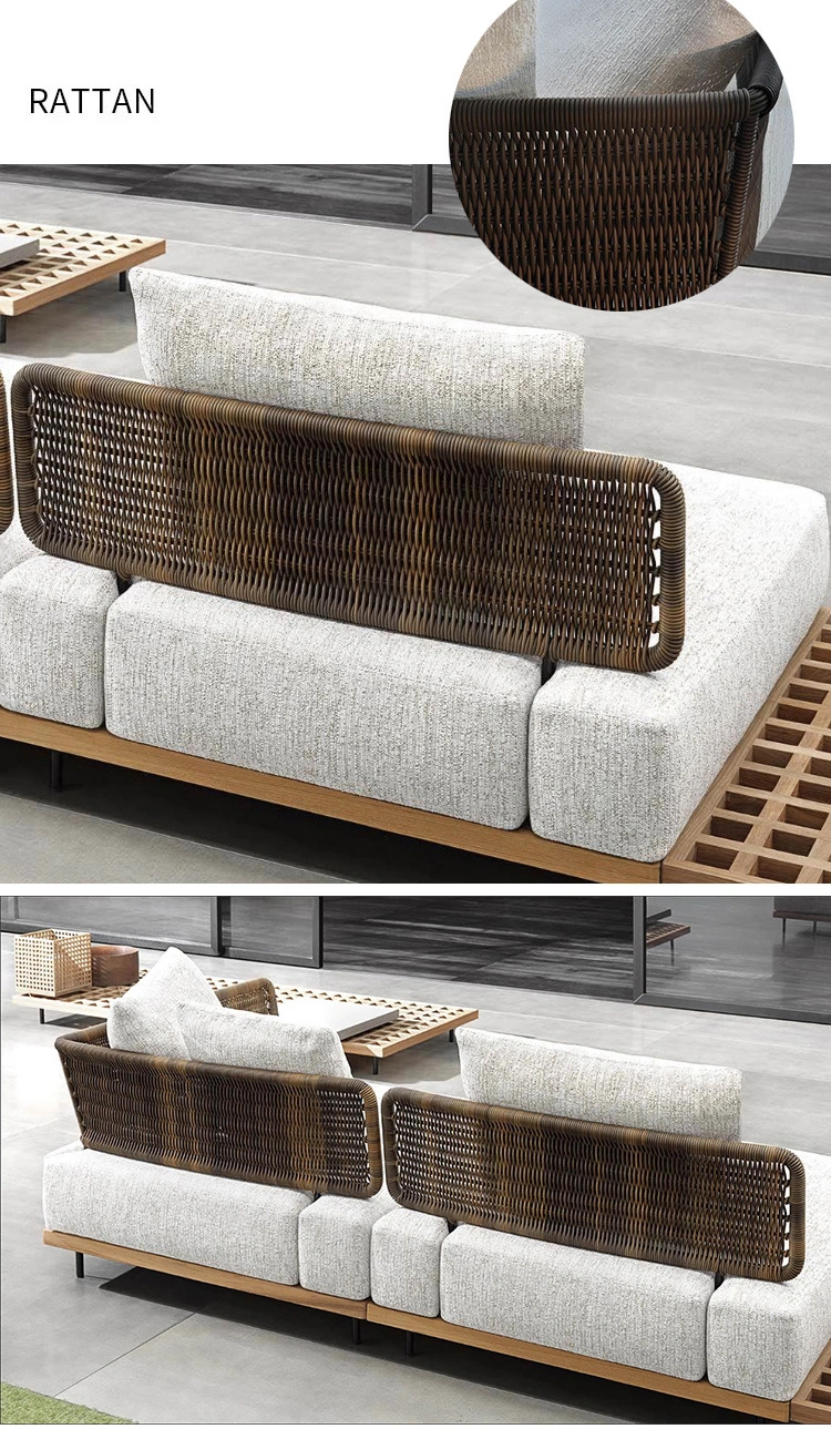 Modern Hotel Outdoor Furniture Rattan/Wicker Round Sofa