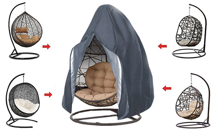 Outdoor Eggshell Swing Waterproof Cover Furniture Garden Hanging Chair Protective Cover
