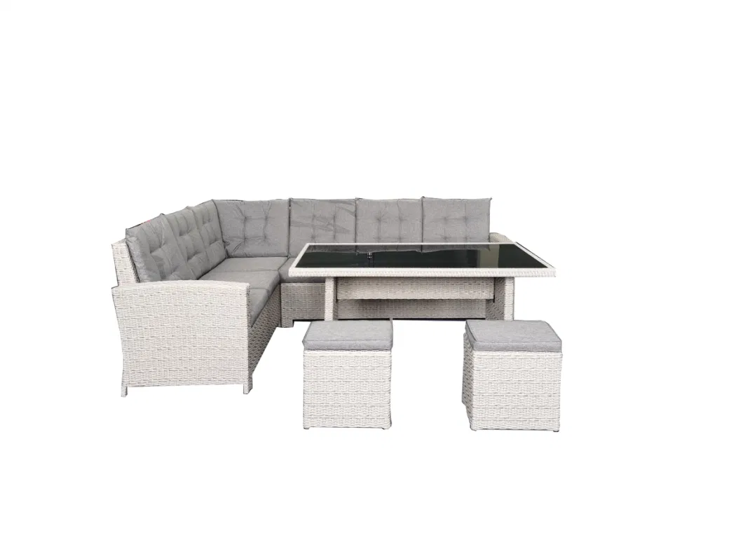 Dining Table Lounge 5PCS, Corner Right