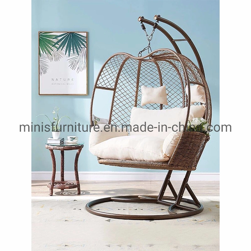 (MN-OSF25) Chinese Wholesale Outdoor Furniture Rattan Egg Swing Garden Chair