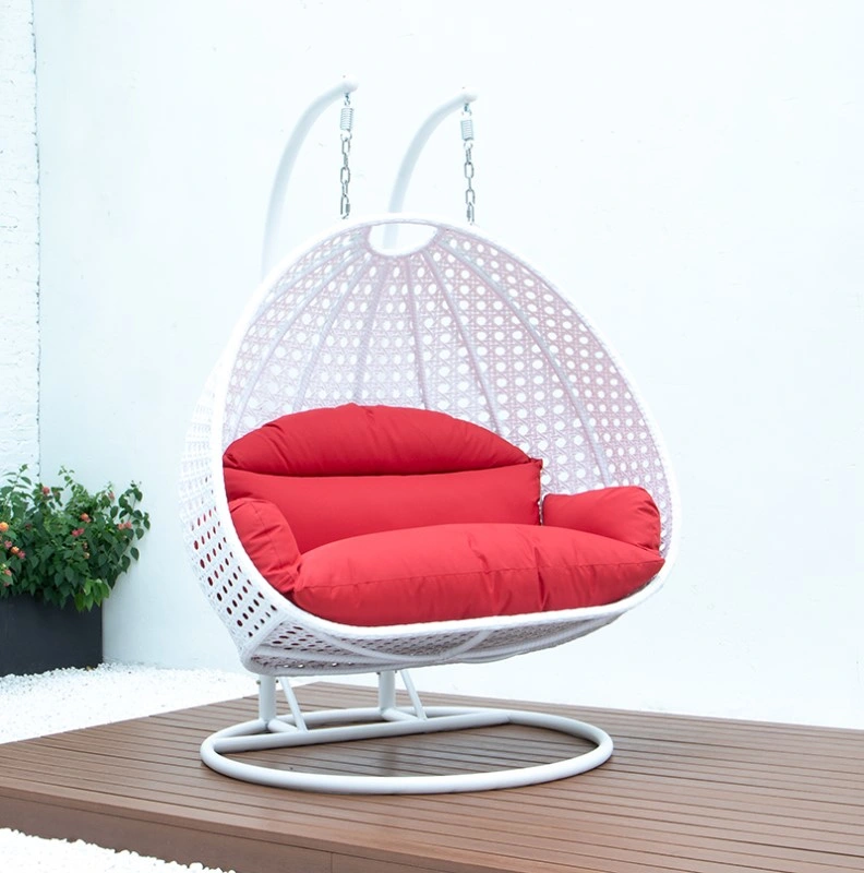 Hot Selling Outdoor Hanging Egg Chair 2 Seater Rattan Garden Furniture Patio Swing