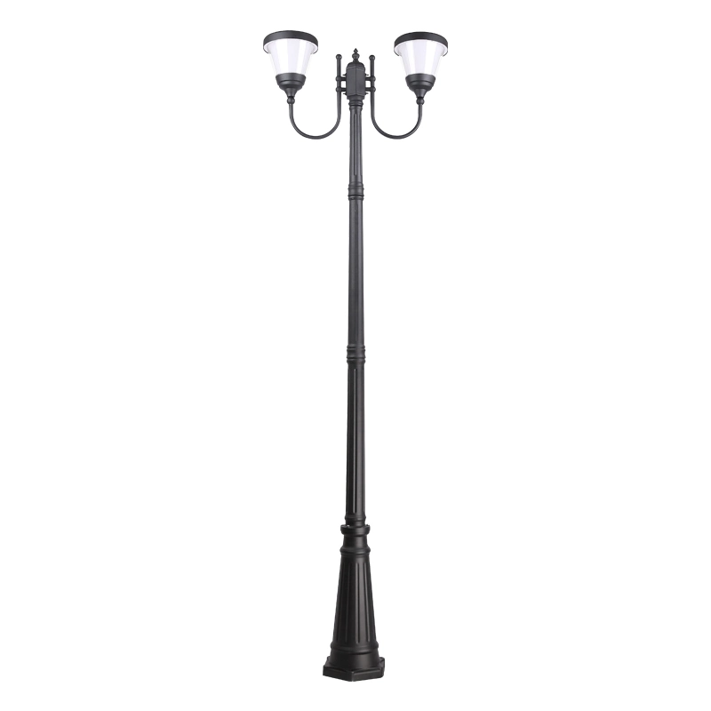 Outdoor Garden Solar Power LED Light with Pole Together