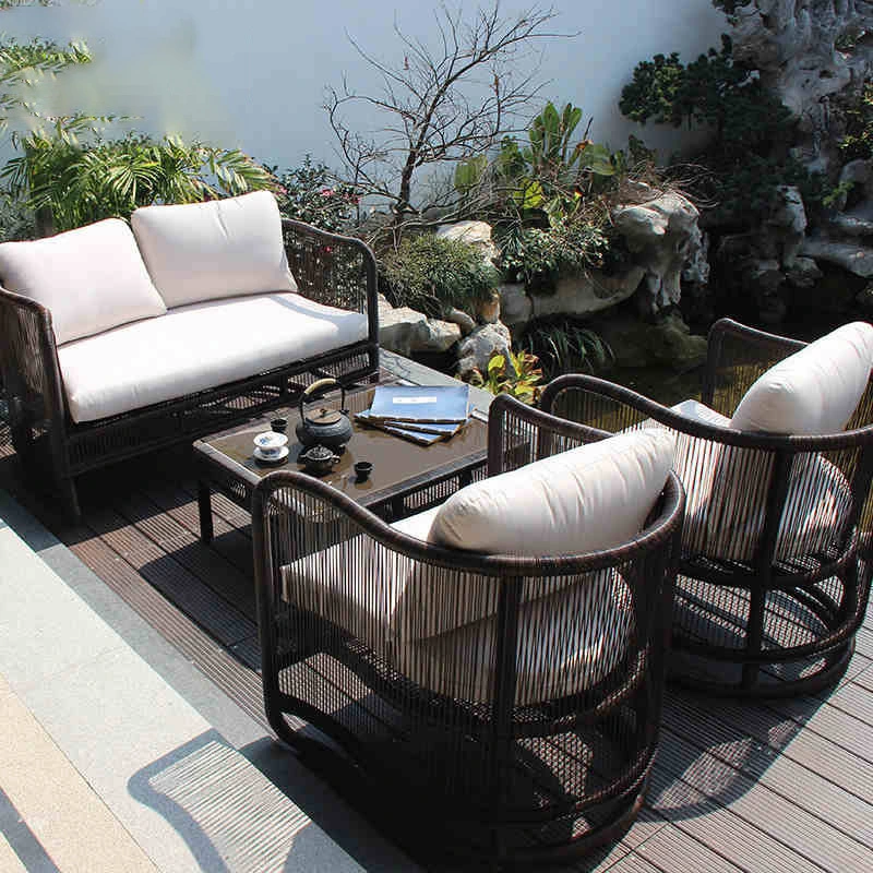 Modern Popular Design Outdoor Sofa Outdoor Furniture Rattan Sofa