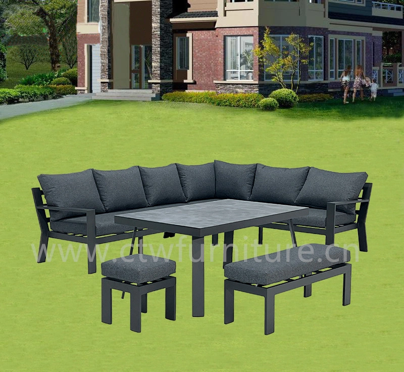 Best Selling Modern Patio Conversation Set Aluminum Garden Sofa