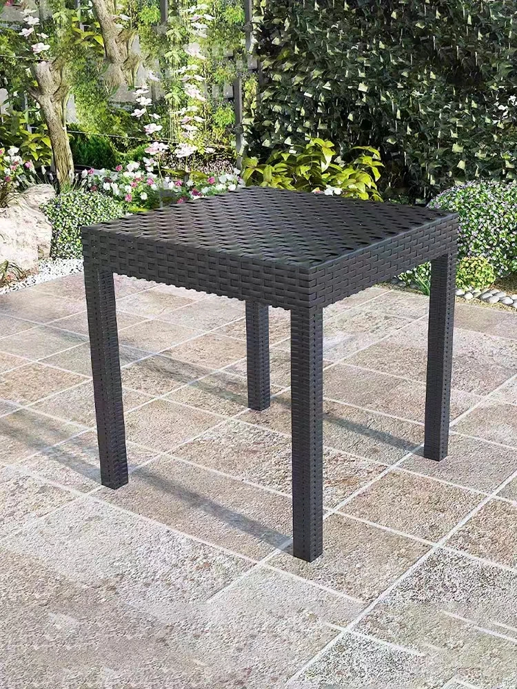 Outdoor Balcony Rattan Table Garden Chair Coffee Table Combination