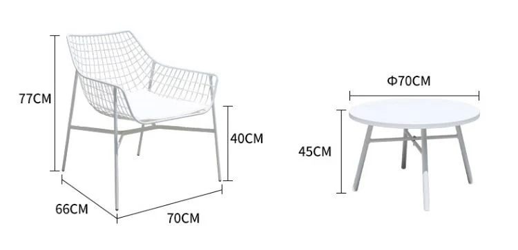 Outdoor Patio Bistro Set, All-Weather Cast Aluminum Furniture Dining Sets for Balcony, Garden, Backyard