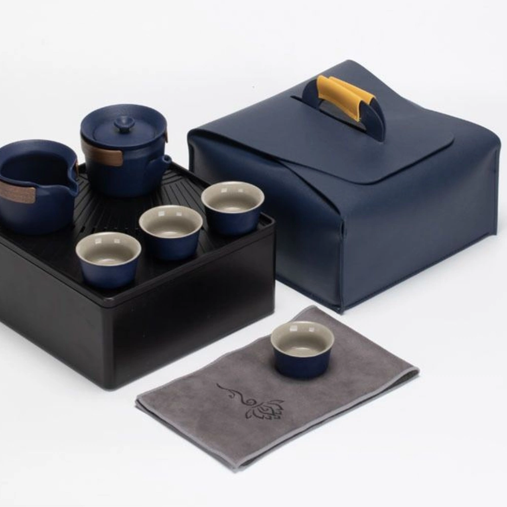 Portable Outdoor Pot Tea Storage Case Set Ci21504