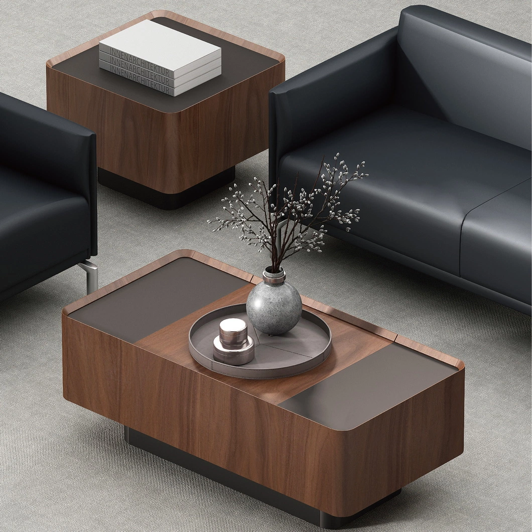Modern Office Furniture Innovative Side Table Wooden Coffee Table Tea Table