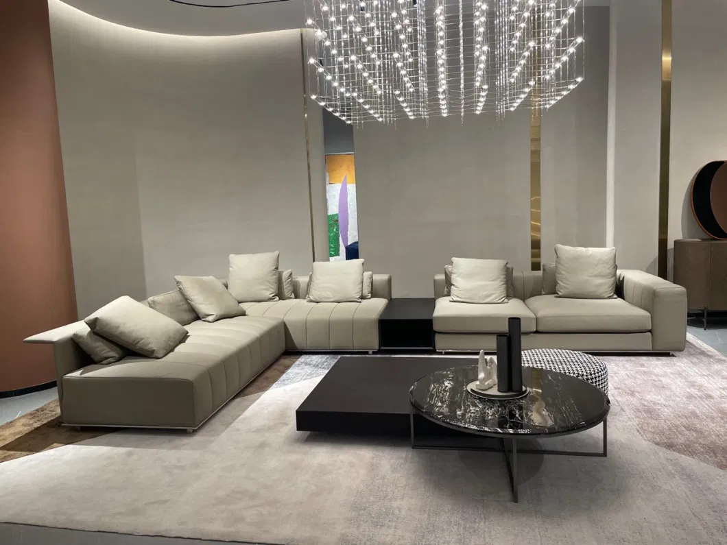 Luxury Designer Living Room Furniture Quality Modular Sofas Custom Upholstered Sofa Set