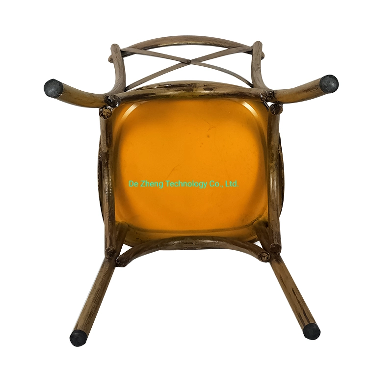 Hot Sale Popular Vintage Painting Garden Outdoor Aluminum Chair Restaurant Metal Patio Hotel Chair Furniture