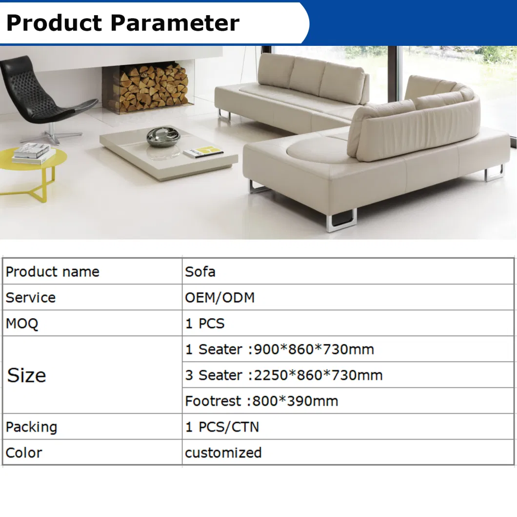 Zode Home/Living Room/Office L Shape Office Sofa Set Conference Waiting Living Room 3 Seater Leather Sofa