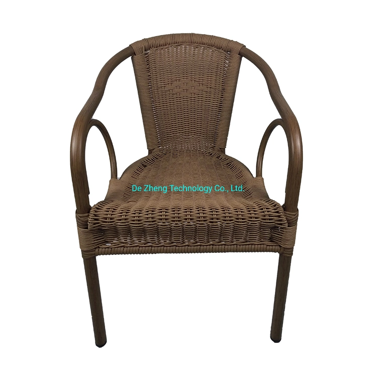 Hot Sale Outdoor Rattan Furniture Garden Aluminium Bistro Wood Bamboo Vintage Chair Furniture