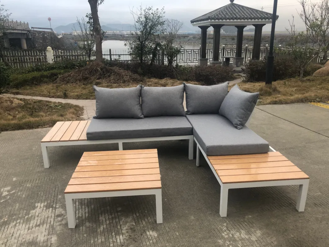 Patio Furniture Set Outdoor Aluminum Corner Sofa Set
