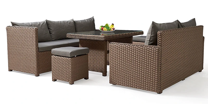 Classic Hot Sale Garden Wicker PE Ratten Outdoor Furniture Sofa Set