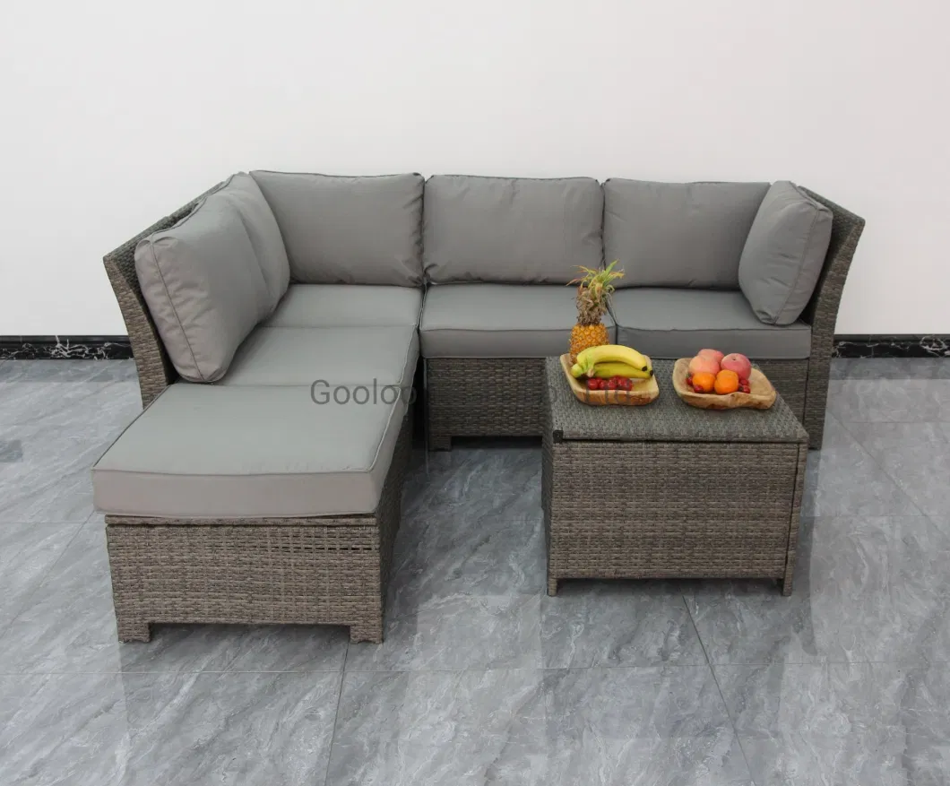 Hot Sale Outdoor Furniture Leisure Rattan Wicker Storage Sofa Sets