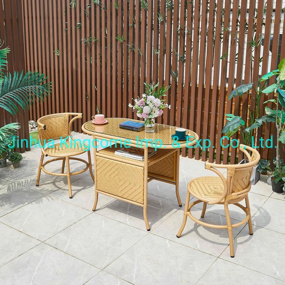 Outdoor Furniture Aluminum Frame PE Rattan Dining Table/Garden Coffee Table