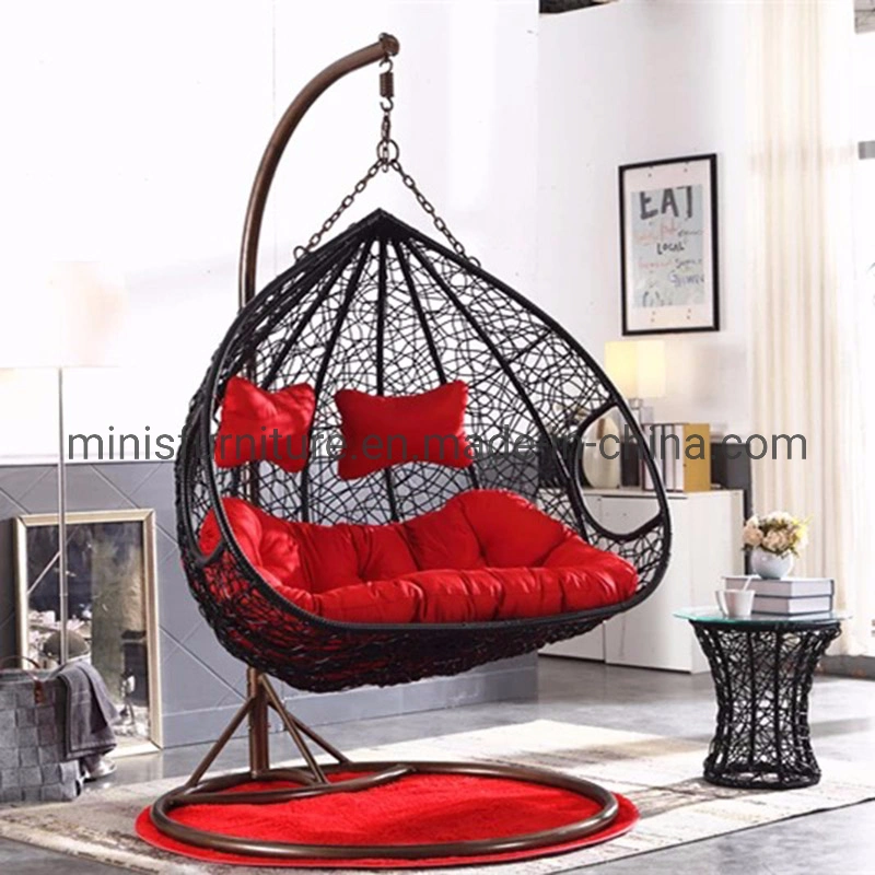 (MN-OSF25) Chinese Wholesale Outdoor Furniture Rattan Egg Swing Garden Chair