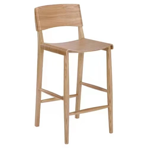 Factory Supplier Wholesale Modern Bar Side Chair Furniture Counter Chair Wooden High Pub Stool Bar High Chairs