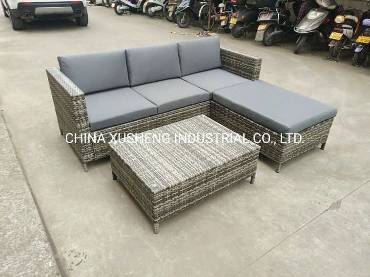 Modern Furniture Outdoor Patio 3PCS Garden Sets Rattan Sofa