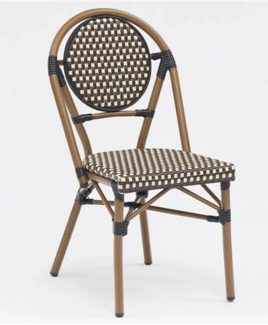 French Patio restaurant French Bistro Outdoor Bamboo Rattan Dining Cane Garden Chairs