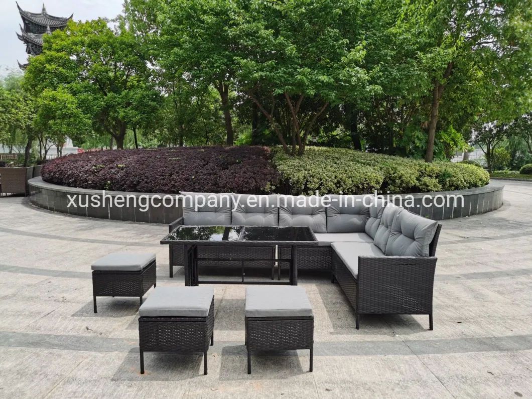 Outdoor Garden Rattan Furniture Sofa with Cushion