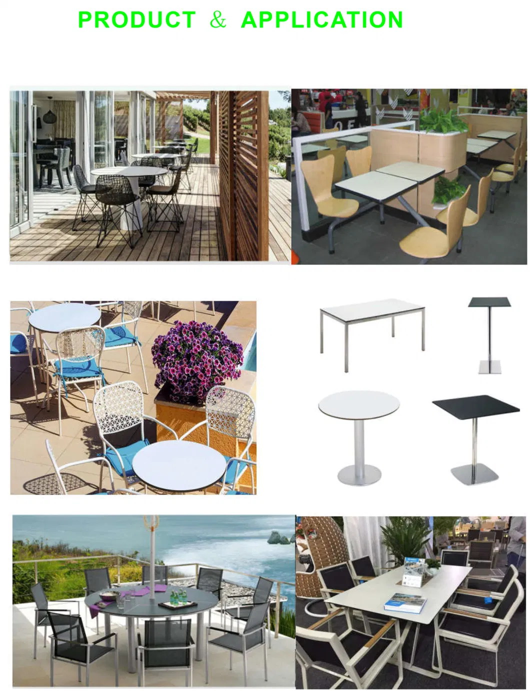 HPL Outdoor UV-Resistance Cafe Table