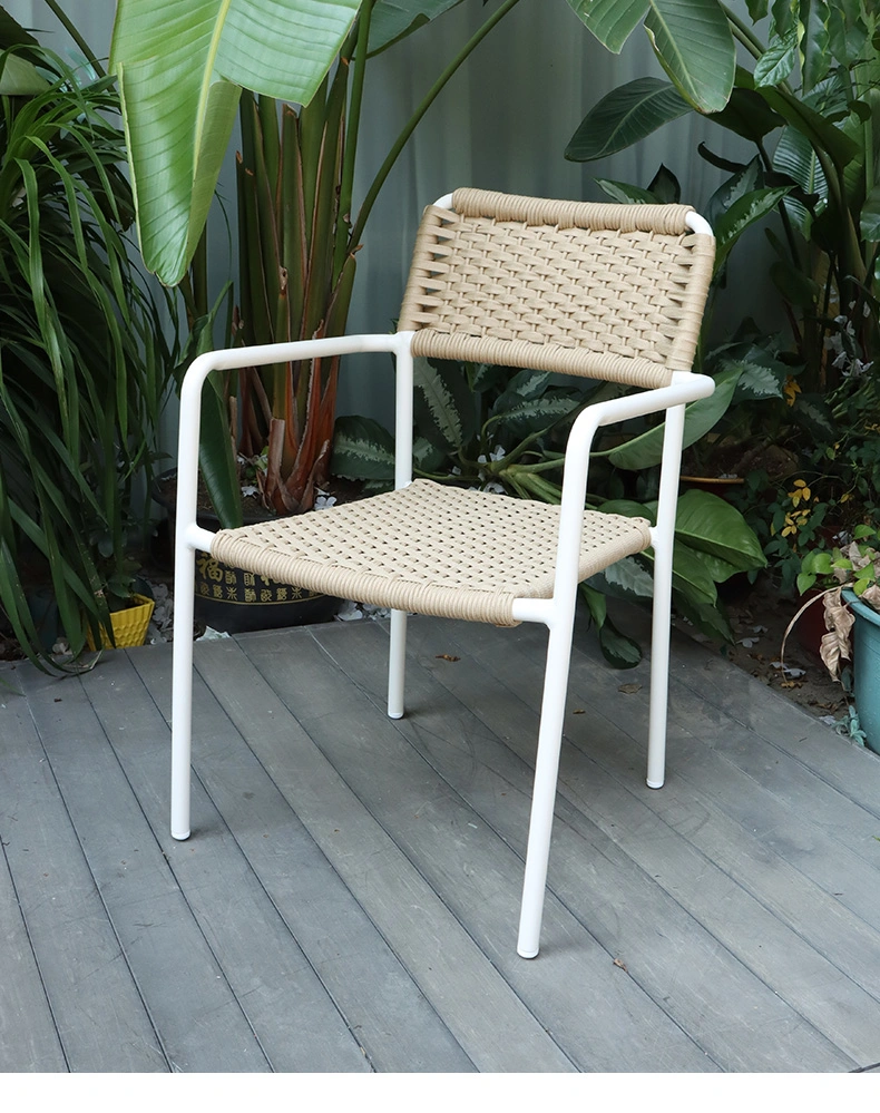 Cheap Price Rattan+Aluminum Hotel OEM Carton Foshan Garden Table and Modern Chair