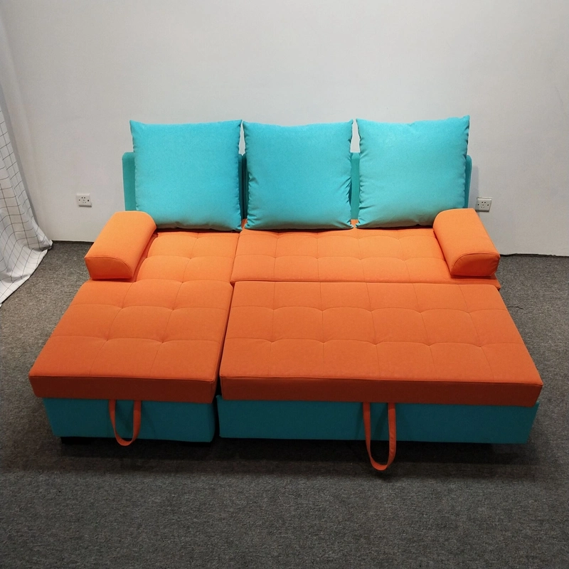 Modern Furniture Corner Sofa Bed Set with Storage