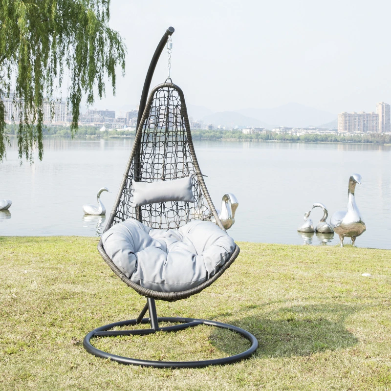 New Fashion Design Hotel Rattan Basket Cradle Hammock Swing Chair