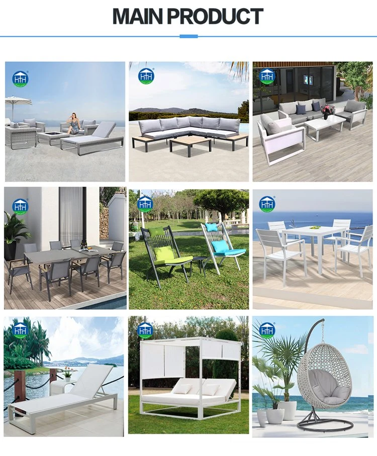Foshan Manufacturer Rattan Garden Corner Sale Modern Modular Lounge Outdoor Sofa Set