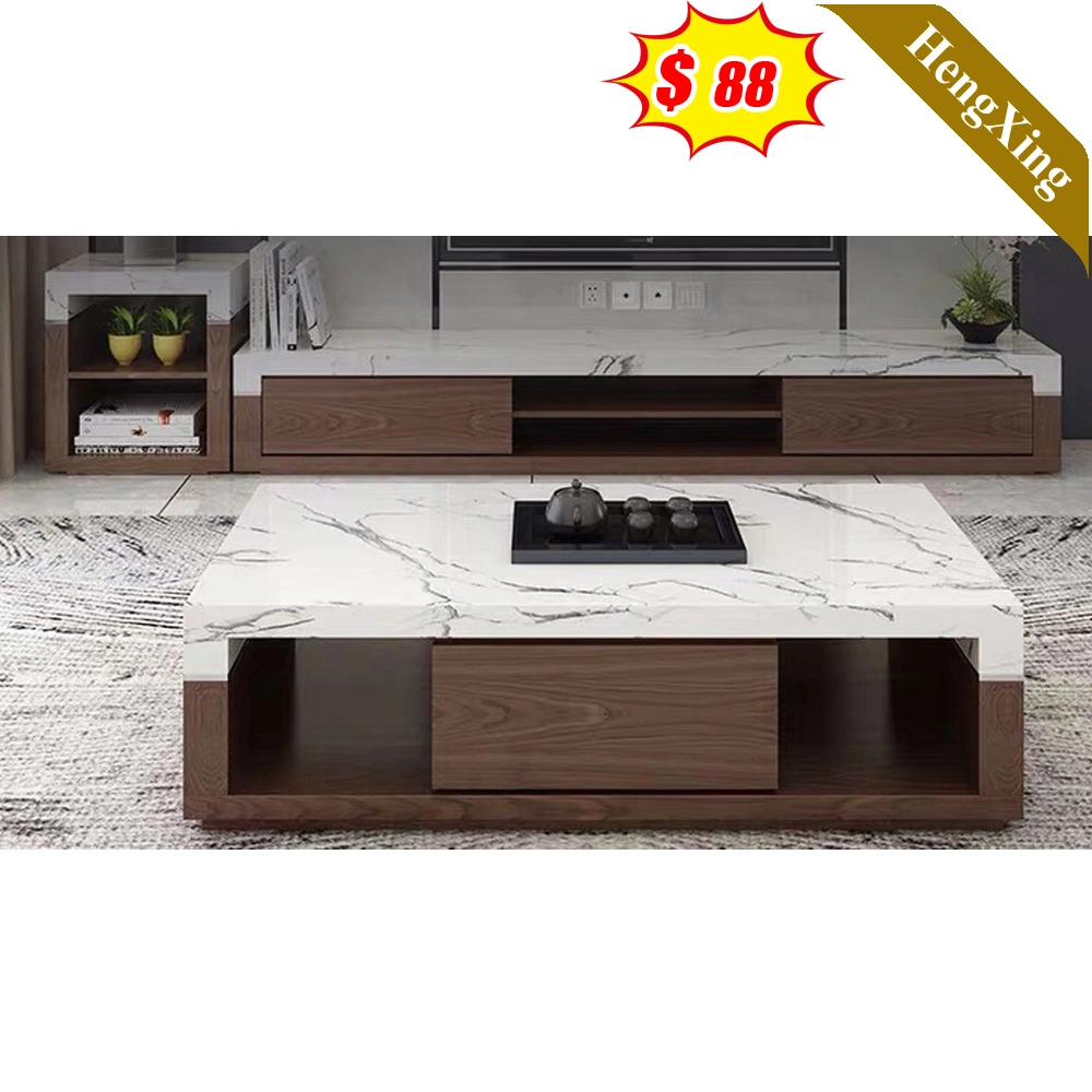 Modern Luxury Wooden Home Living Room Hotel Furniture Side Tea TV Stand Coffee Table