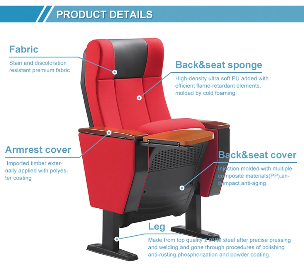 Dubai Theatre Cinema Chair Leather Reclining Furniture Home Theater Movie Recliner Sofa
