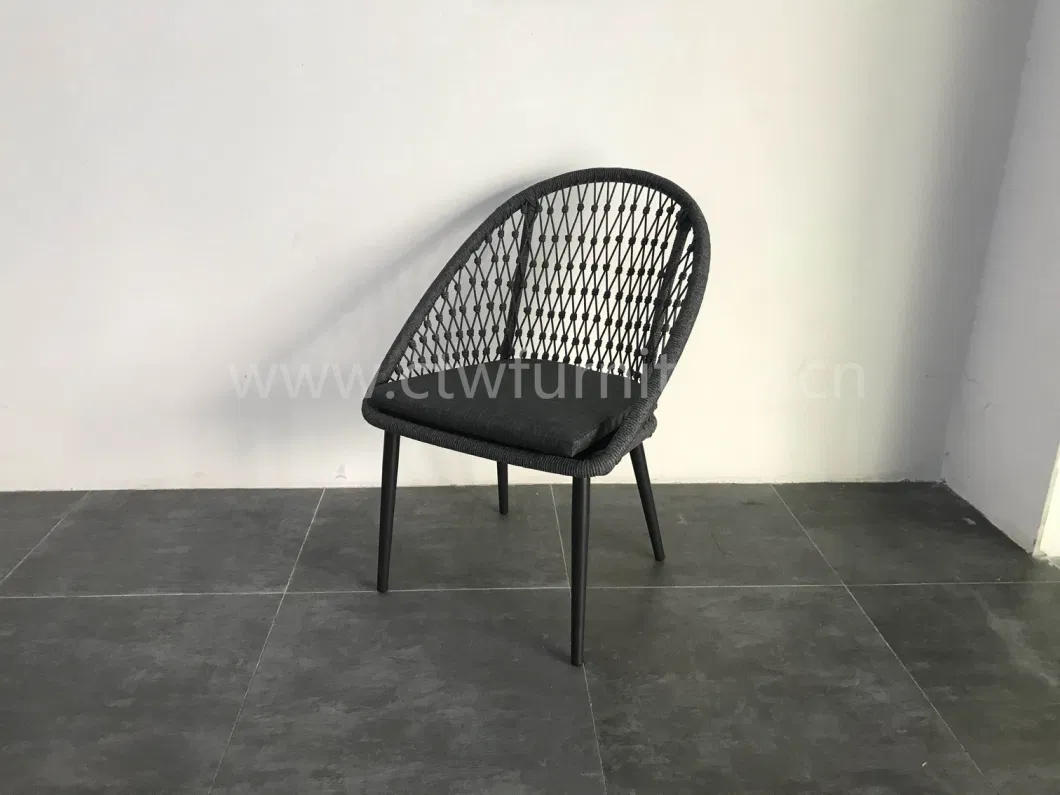 Rattan Woven Furniture Sofa Chair Aluminium Garden Rope Wicker Patio Balcony Outdoor