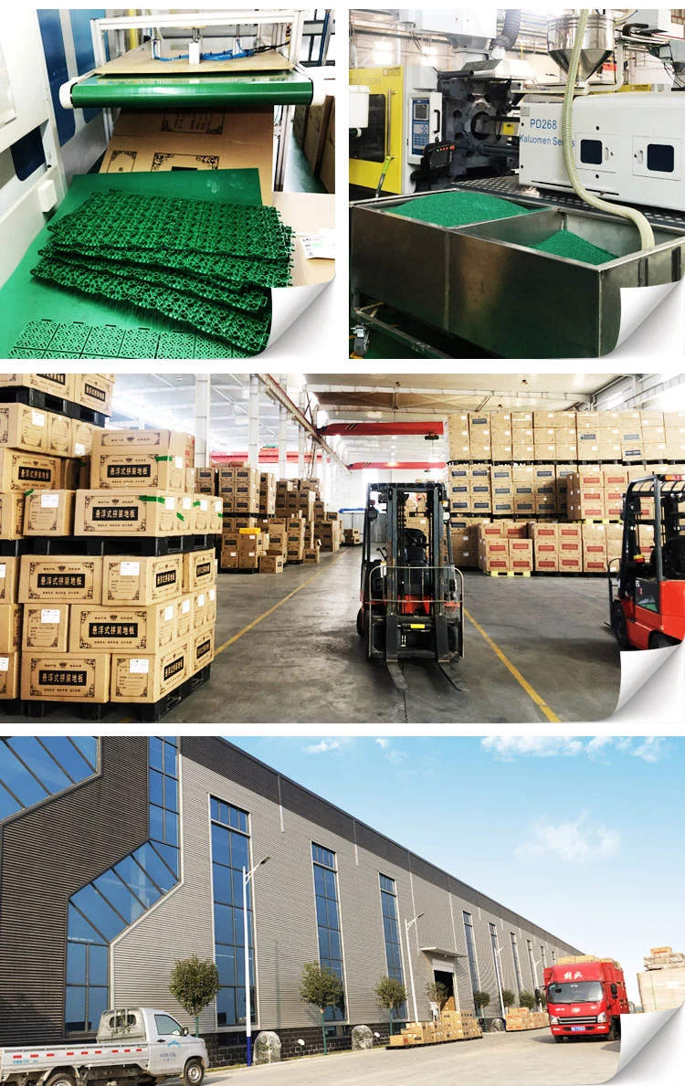 PP Anti-Slip Flooring Snap Together Drainage Mats Wholesale Tiles Garage Flooring for Outdoor &amp; Indoor