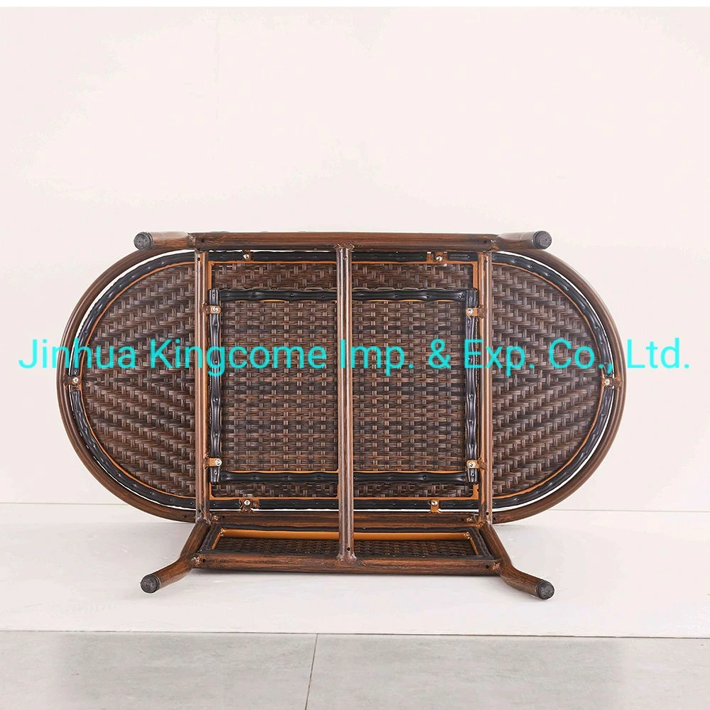 Outdoor Furniture Aluminum Frame PE Rattan Dining Table/Garden Coffee Table